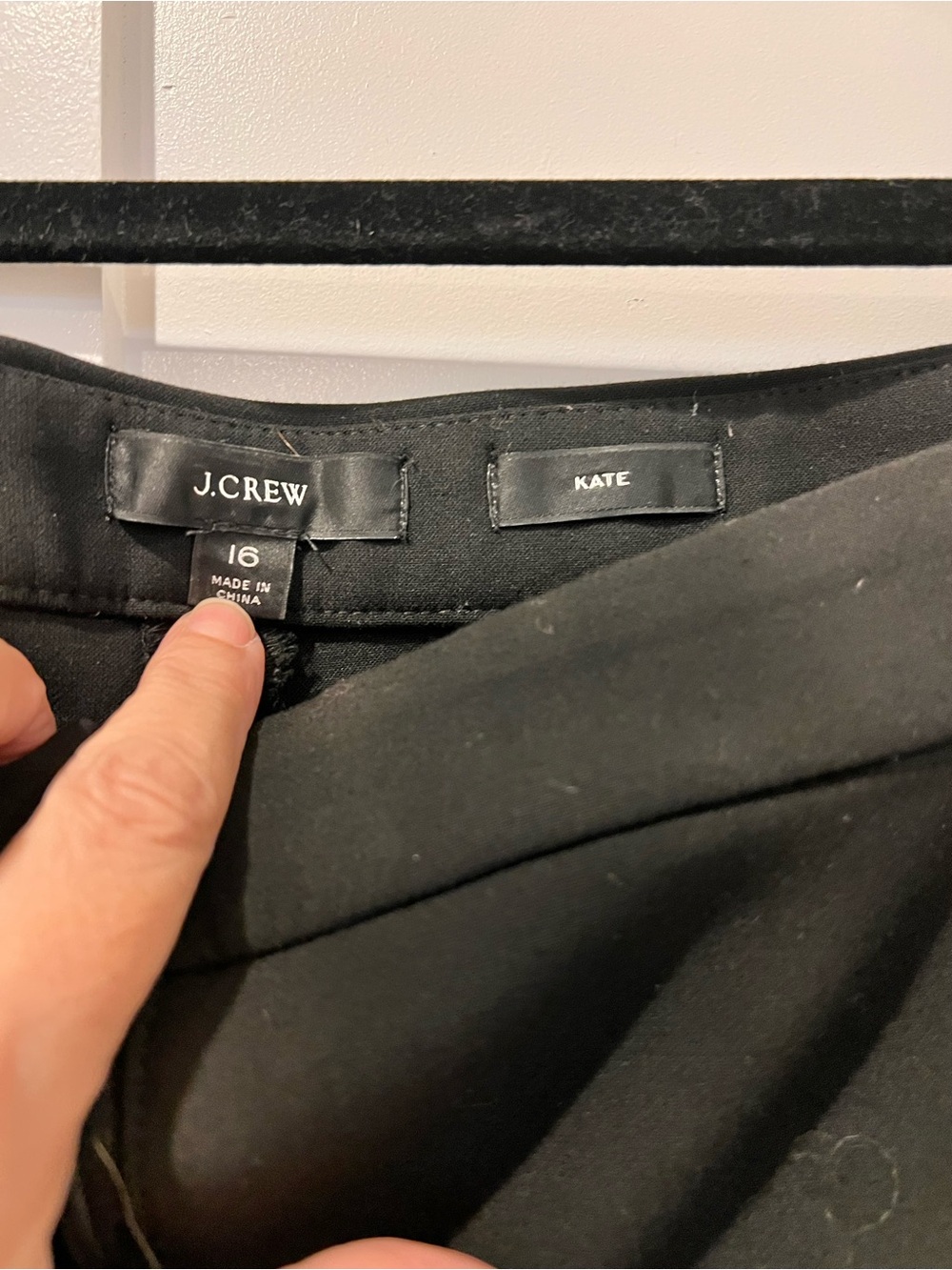 J. Crew Black Kate Straight-Leg Dress Pants - Picture 2 of 2